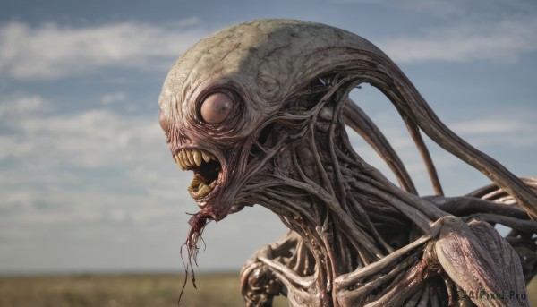 A alien captured in a enchanting day