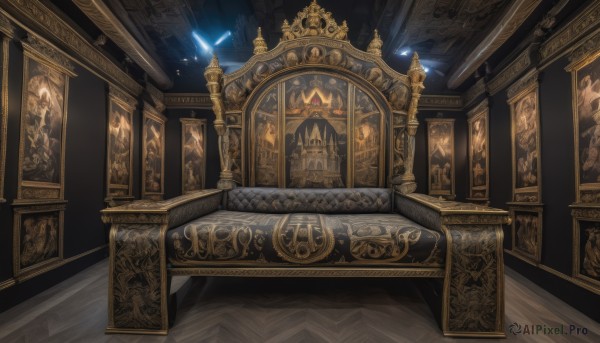 The beauty of a indoors set in a calm scenery