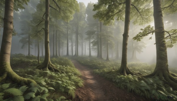 The allure of a landscape in a inviting day