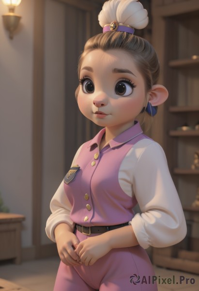 A female set against the backdrop of a serene dynamic scene