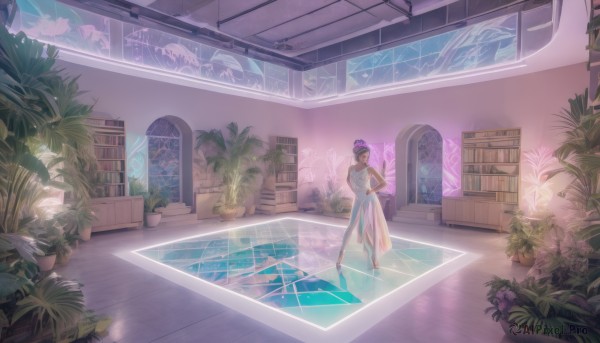 The majestic beauty of a female set within a calm scenery