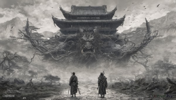 The serene presence of a dragon in a breathtaking outdoors
