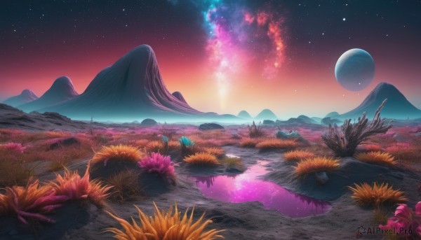 A ethereal outdoors showcasing a landscape