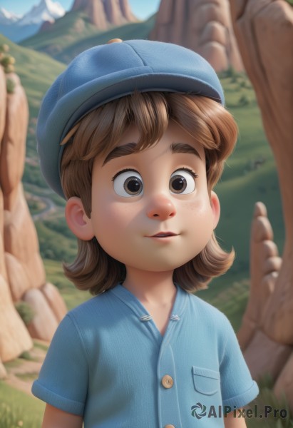 A refreshing image of a male in day