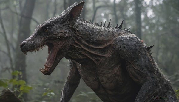 Image of a monster in a vibrant day