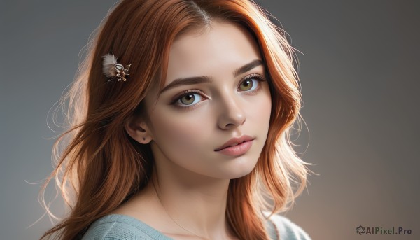 The timeless beauty of a female in a picturesque dynamic scene