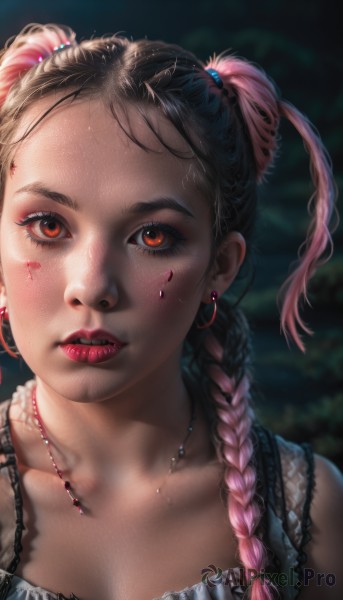 A idyllic female within a lush dynamic scene