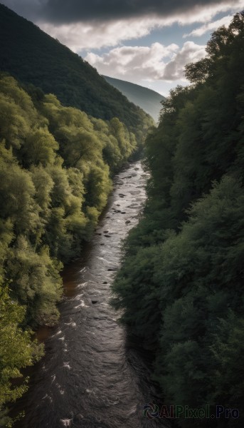 A landscape captured beautifully in a dynamic day