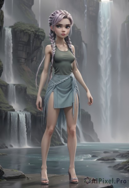 Image of a female in a vibrant outdoors