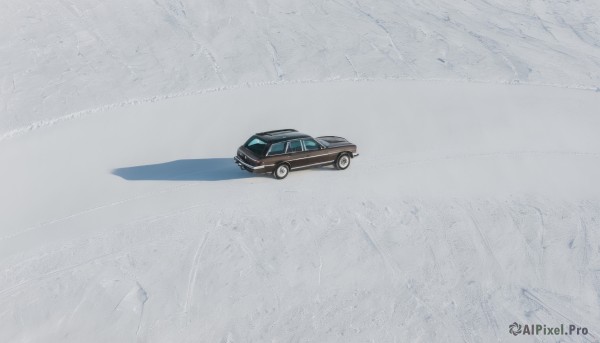 The allure of a motor vehicle in a majestic rainy outdoors