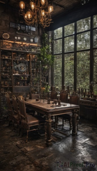 The charm of a indoors in a bold day