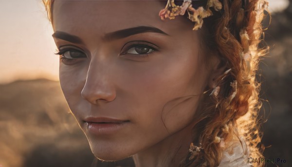 A stunning view of a female in outdoors
