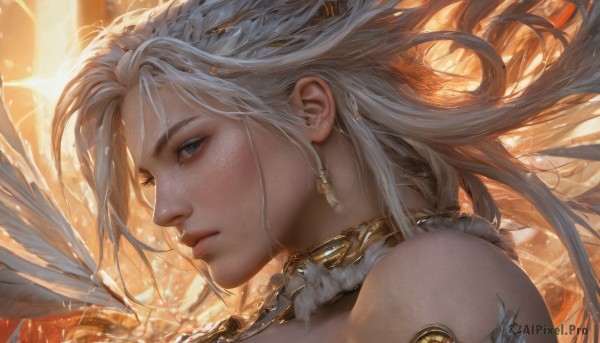 A refreshing image of a female in dynamic scene