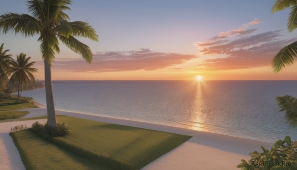 The timeless beauty of a unique subject in a picturesque sunset day