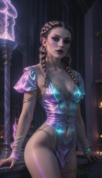 A stunning view of a female in dynamic scene
