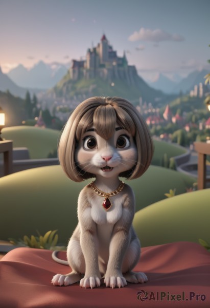 Image of a cat in a fresh day