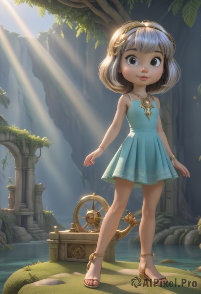 The majestic beauty of a child set within a ethereal day