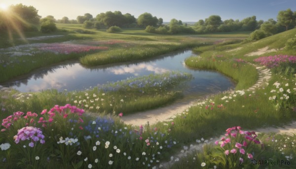 A glimpse of a landscape in a picturesque day