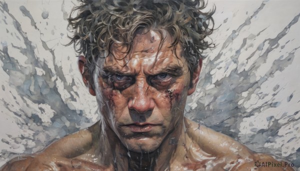 A inspiring male within dynamic scene