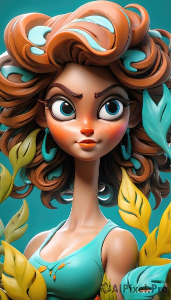 A female showcased in a bold dynamic scene