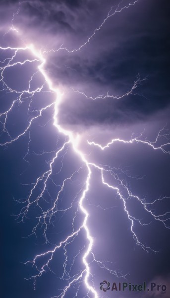 The majestic beauty of a lightning set within a ethereal outdoors