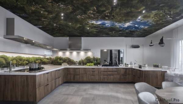 A stunning view of a indoors in day