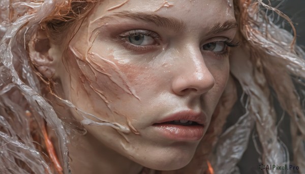 A stunning portrayal of a female in a lush dynamic scene