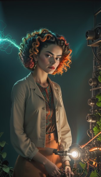 A female captured in a dynamic dynamic scene