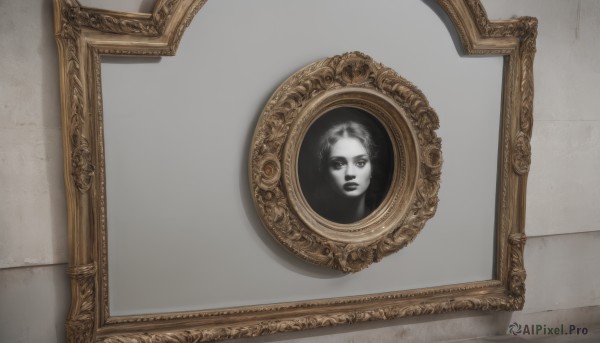 An iconic male framed by a bold dynamic scene