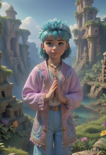 A stunning portrayal of a female in a lush day
