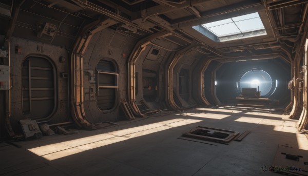 A vivid sunlight showcasing a spacecraft
