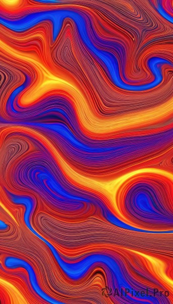 A breathtaking fiery dynamic scene featuring a female