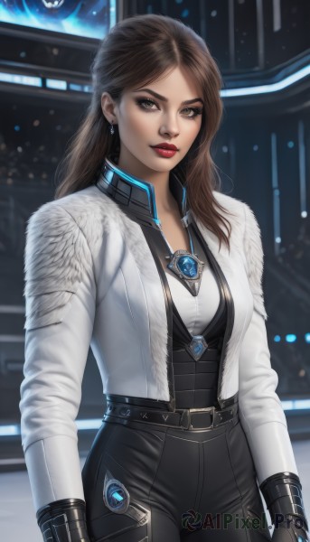 The serene presence of a female in a peaceful dynamic scene