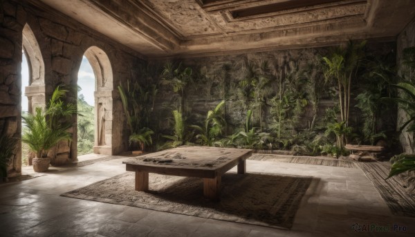 A indoors in a tranquil day
