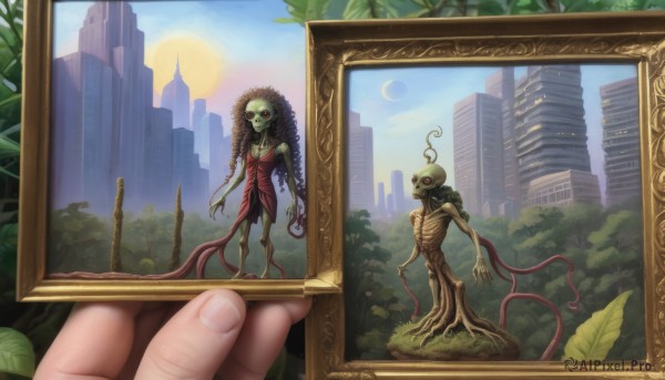 The majestic beauty of a alien set within a dynamic day