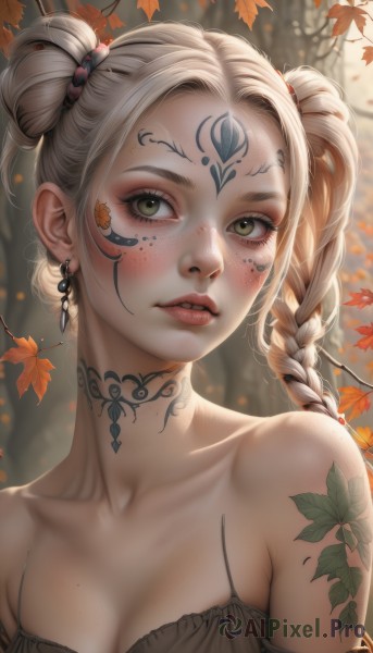 The allure of a female in a dynamic outdoors