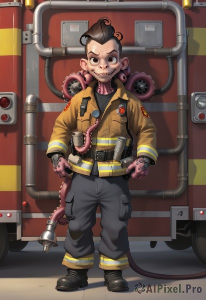 Image of a male in a peaceful dynamic scene