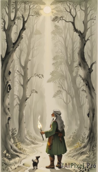 A graceful female captured in fiery outdoors