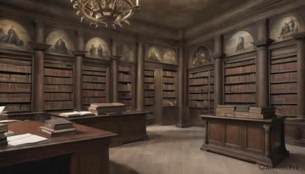 A ethereal scenery showcasing a indoors