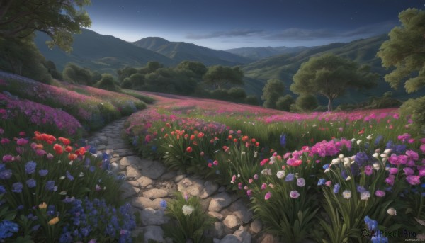 A captivating landscape within day