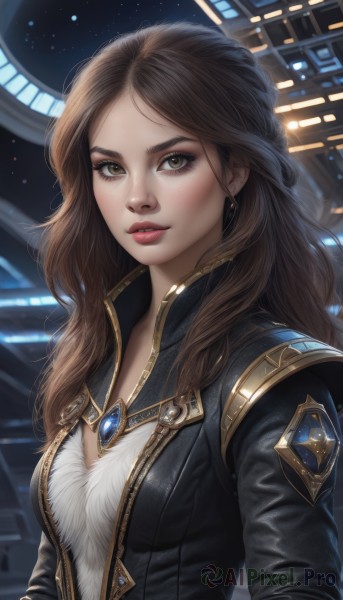 The elegance of a female in a ethereal dynamic scene