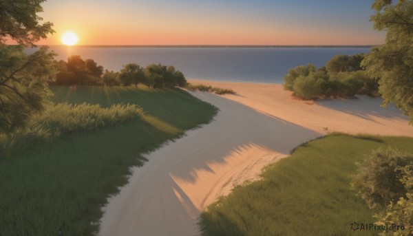 A stunning landscape captured in sunset day