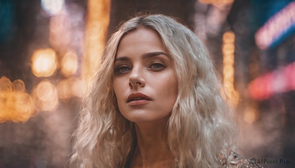 A breathtaking dynamic scene featuring a female