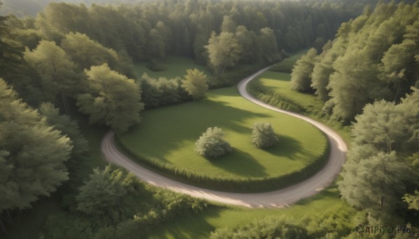 The allure of a landscape in a majestic day