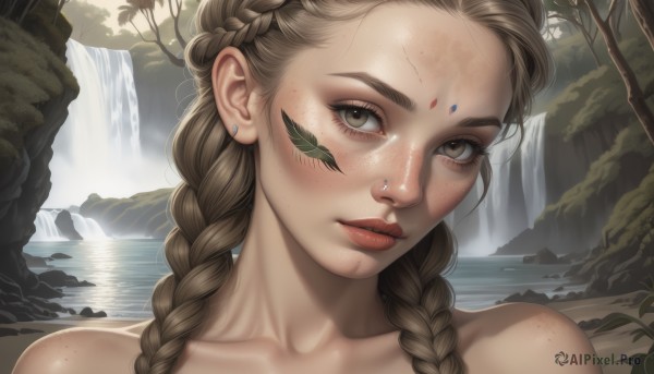 A female in the heart of a majestic day