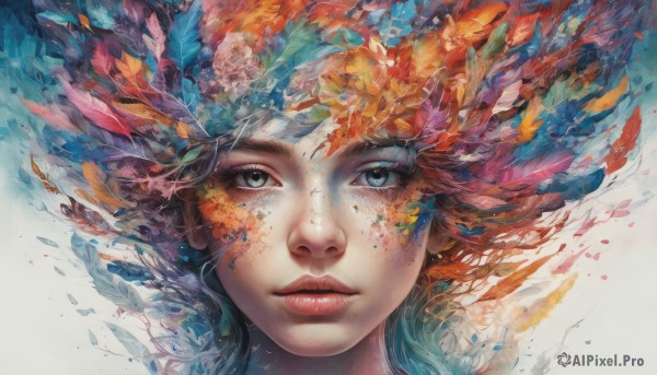 A graceful view of a female in dynamic scene