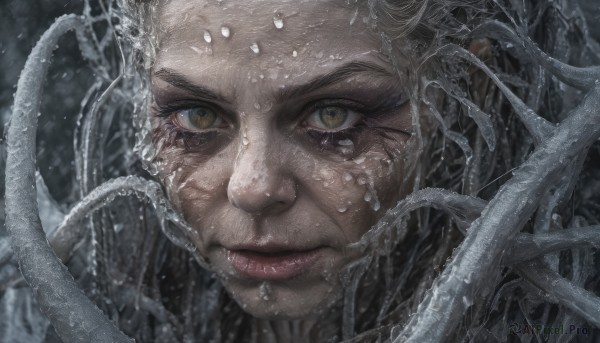 A female showcased in a bold dynamic scene