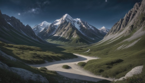 A landscape surrounded by a captivating outdoors