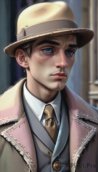 The majestic beauty of a male set within a ethereal dynamic scene