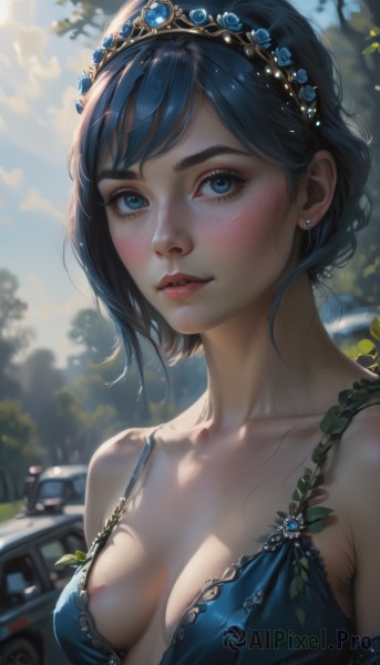A female surrounded by a captivating day